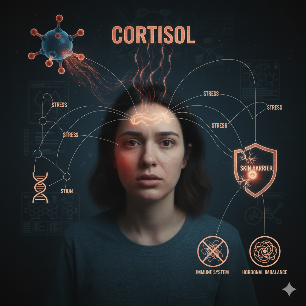 Efecto del estrés en la piel